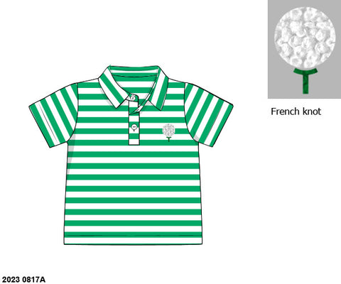 Green Golf Polo