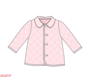 Pink Quilted Coat