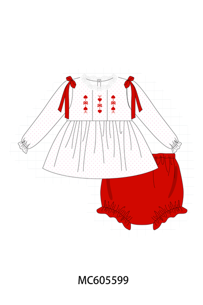 PO95 Red valentine's day heart dot collection