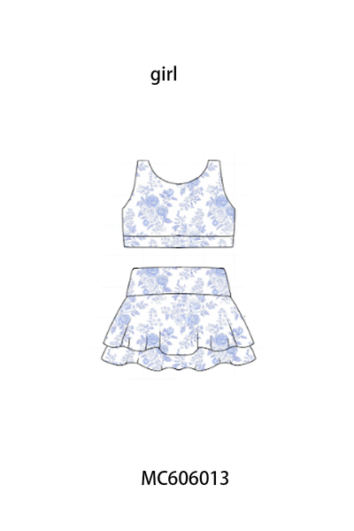 PO95 Blue floral print mom&me active collection 1