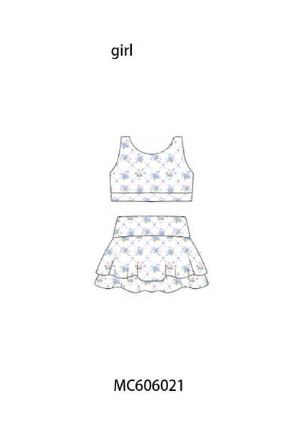 PO95 Blue floral print mom&me active collection 2