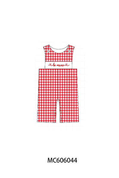 PO95 Red&blue be mine embroidery collection