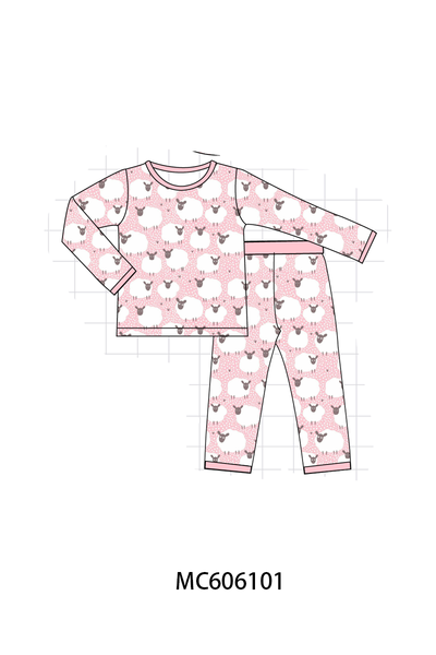 PO95 Pink sheep bamboo collection