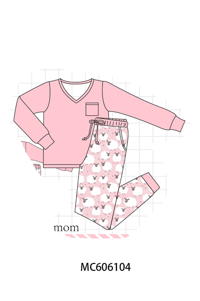 PO95 Pink sheep bamboo collection