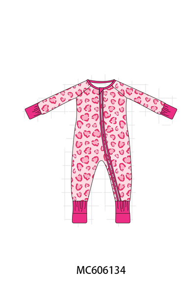 PO95 Pink heart bamboo collection