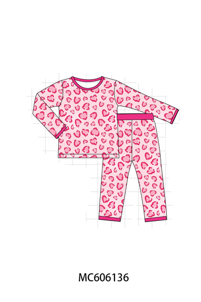 PO95 Pink heart bamboo collection