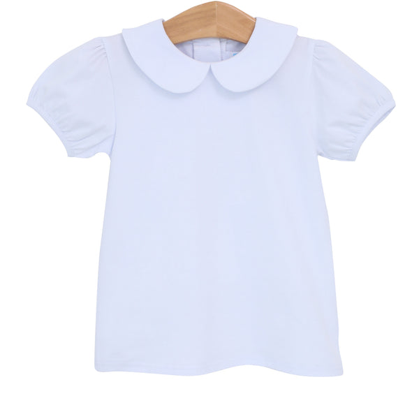 Jellybean BTS - Peter Pan Collar Top White