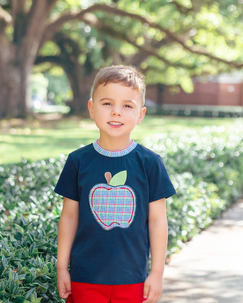 Jellybean BTS - Primary Plaid Apple Shirt