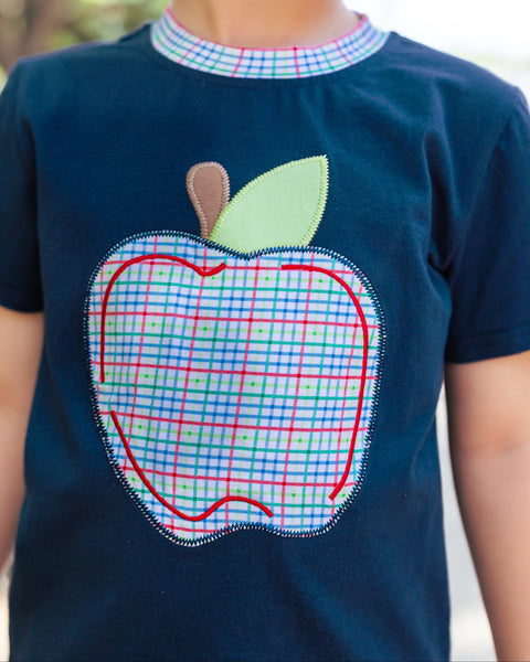 Jellybean BTS - Primary Plaid Apple Shirt