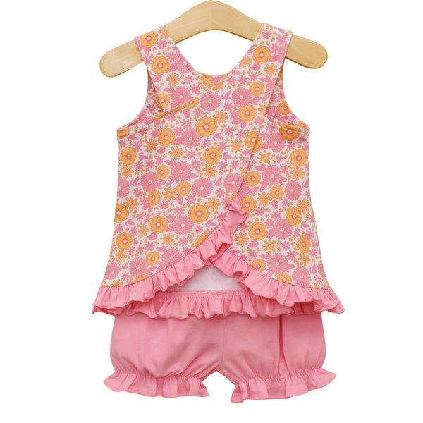 Pumpkin Petals Swing Back Bloomer Set *JELLYBEAN PUMPKIN PREORDER*