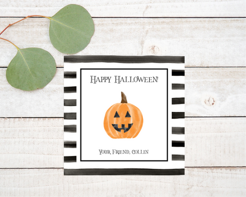 Pumpkin Halloween Tag